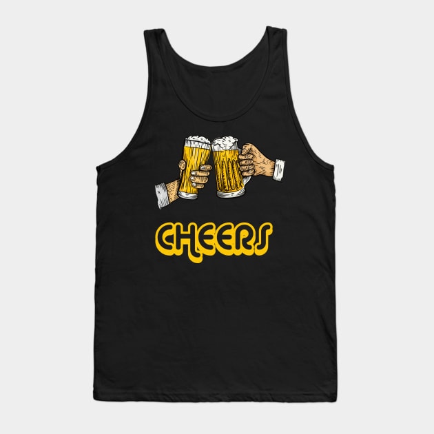 Cheers beer Tank Top by Imutobi